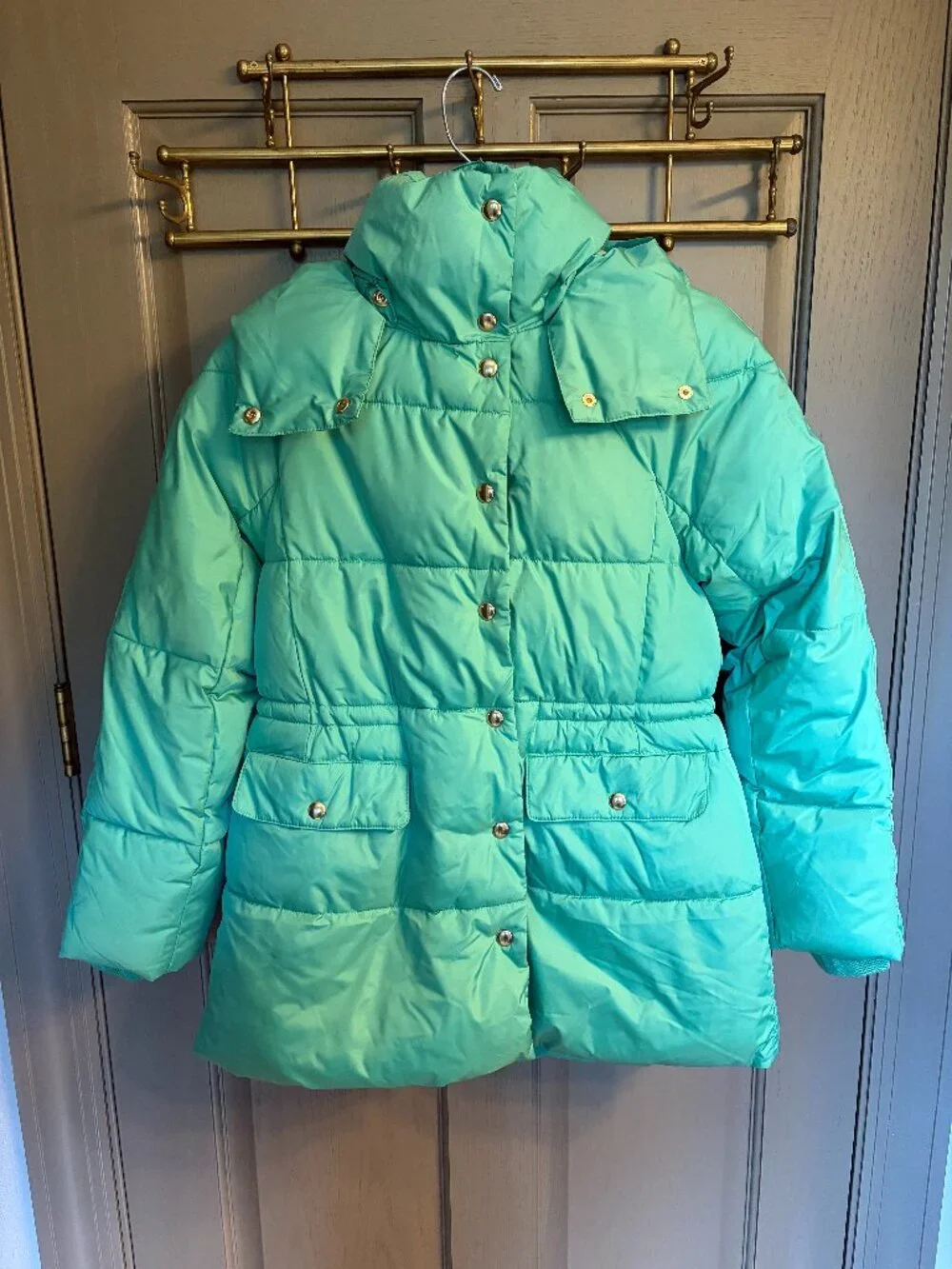 J. Crew Women's Chateau Puffer Coat - Classic Green